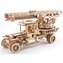 Model mecanic din lemn - camion de pompieri