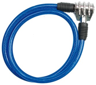 Lacăt pentru bicicletă 650 x 8 mm, cod numeric