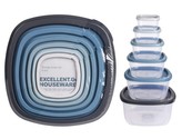 Recipient pentru alimente cu capac set 6 buc
