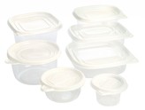 Cutii pentru alimente din plastic Jumbo, set 27 buc