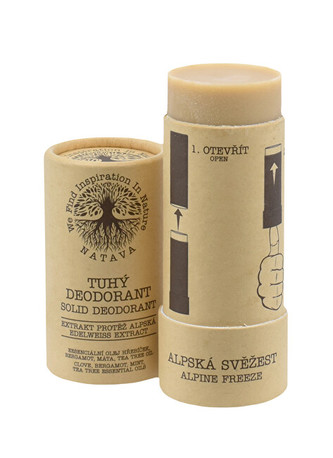 Natava deodorant solid – prospețime alpină 60 g