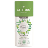 Attitude deodorant solid natural Super Leaves – frunze de măslin 85 g