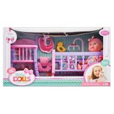 Sada panenky Bobas 32 cm s příslušenstvím MEGA CREATIVE 443029
