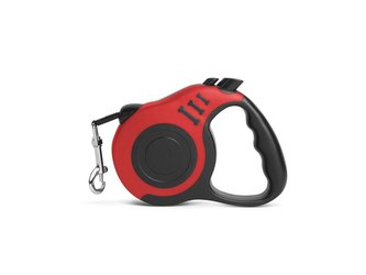 Lesă pentru câini 60066C 3 m roșie