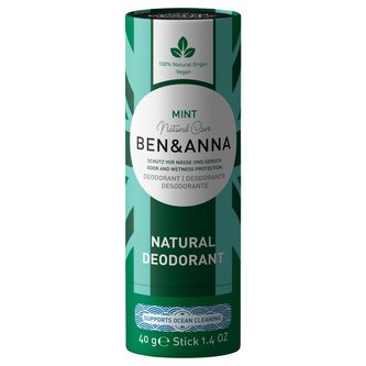 Ben & Anna Deodorant solid (40 g) - Mint