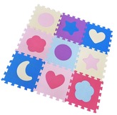 Puzzle din spumă - forme, 9 buc.