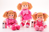 Păpușă textilă Baby Rose 40 cm