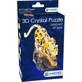Puzzle 3D Crystal Leopard 39 piese