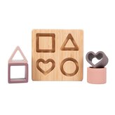 Inserție B-Bamboo + forme din silicon Inimă roz