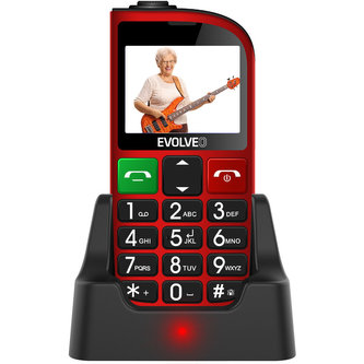 EVOLVEO EasyPhone FM roșu