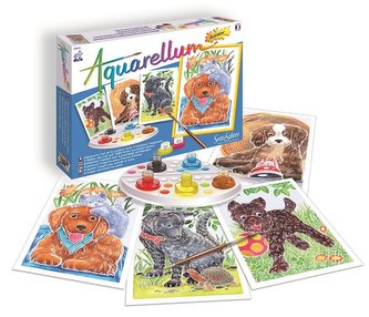 Acuarele junior - Cățeluși