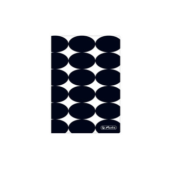Caiet A6, punctat, Just Black