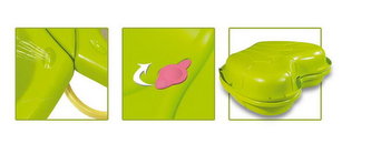 Cutie de nisip Smoby verde