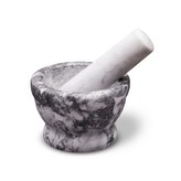 Mojar din granit, deschis 10 x 7 cm