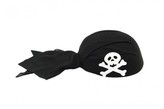 Batic pirat cu craniu plastic 22 cm carnaval