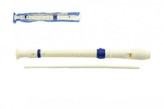 Flaut din plastic 33 cm cu curățător, în ambalaj din plastic