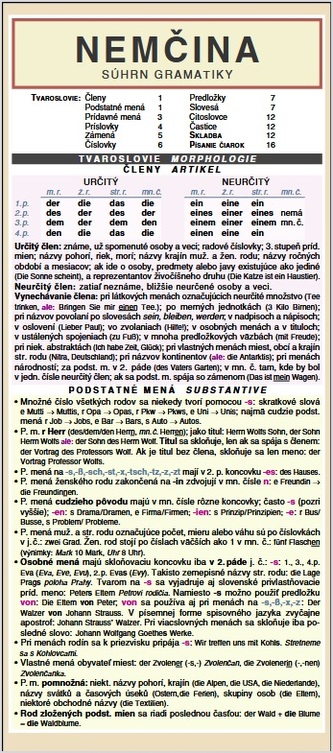Germană - Sumar de gramatică