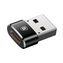 Baseus adaptor USB-A la USB-C, negru