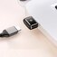 Baseus adaptor USB-A la USB-C, negru
