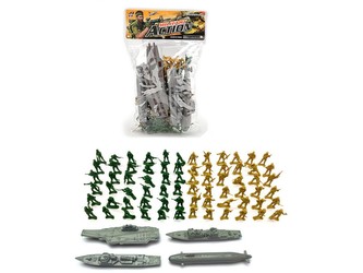 Set militar, 76 buc., 27 x 18 cm