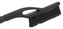 Răzuitor de gheață cu perie COMPASS 10321 BLACK, telescopic
