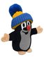 Krtek 25cm blue hat, hand puppet