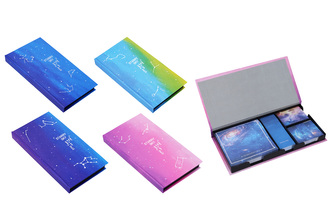 Bloc note autoadeziv, set 4 modele, 320 pagini - Zodiac