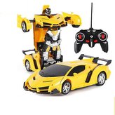 Mașină robot Transformers 2în1 Pilot R/C galbenă