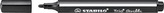 Marker "Trio Scribbi", negru, vârf amortizat, 1.5–2 mm, STABILO