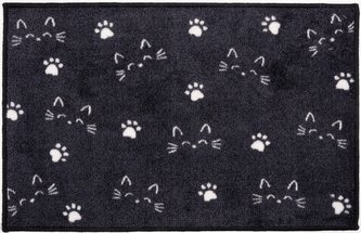 Kusový koberec - kobereček CAT I. černá 50x80 cm Multidecor