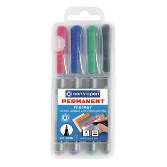 Centropen Marker permanent 2836 (4 buc.)