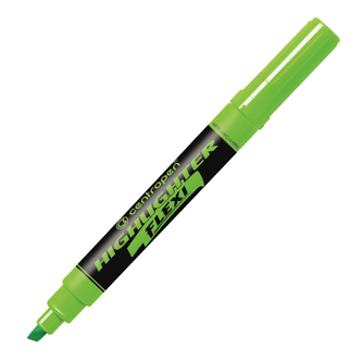 Marker text CENTROPEN 8542 FLEXI NEON - verde