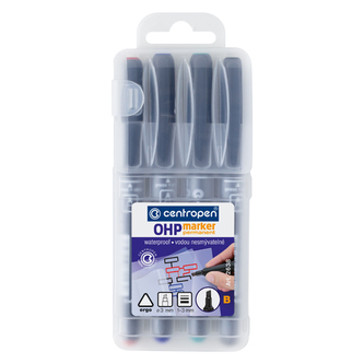 Marker CENTROPEN 2638 - set de 4 buc.