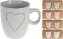 EXCELLENT Ceașcă espresso inimă 150 ml set 2 buc