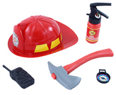 Set pompier, cască și accesorii