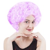 Perucă roz, crețată