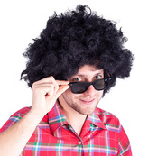 perucă AFRO pentru adulți