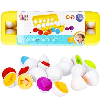 Set ouă senzoriale (puzzle)