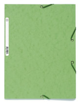 Dosar cu elastic A4 preșpan 400 g/m2 - verde deschis