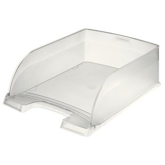 Folder "Plus Jumbo", transparent, plastic, LEITZ