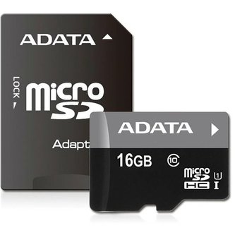 Card de memorie ADATA, Micro SDHC, 16 GB + adaptor