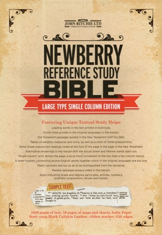 Biblia de studiu Newberry Reference