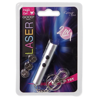 Jucărie MAGIC CAT Laser pointer și lanternă 2în1