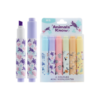 Marcator M&G Mini Animals Know - set 6 buc.