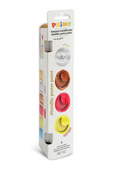 Vopsea tempera PRIMO METALLIC, 6 x 25 ml, cutii