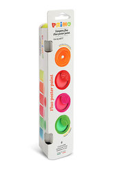 Vopsele tempera PRIMO FLUO, 6 x 25 ml, pahare