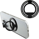 Guess MagSafe ring stand cu cristale - negru