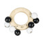 DETOA Ring beads negru + alb