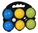 Petanque din plastic 6 buc., în etui din plastic