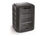 Composter de grădină COMPOGREEN 220 l, negru